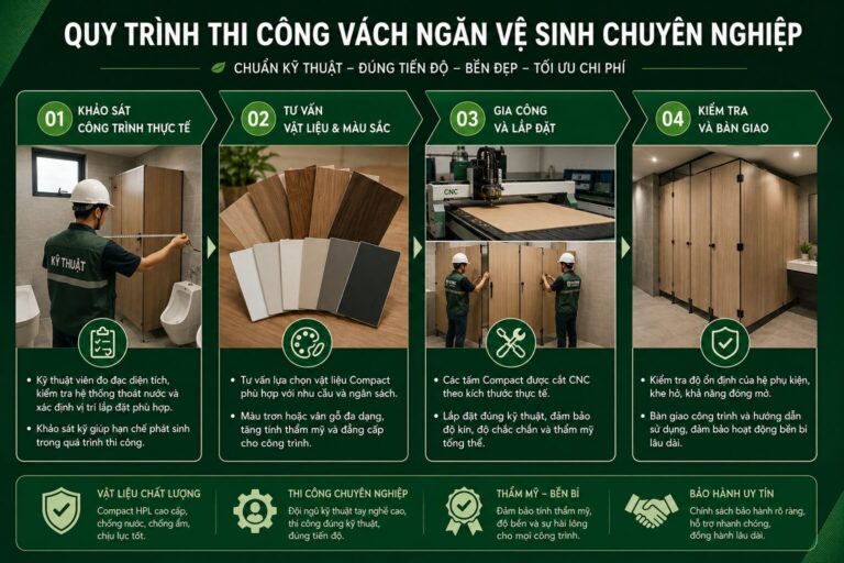 thi công vách ngăn vệ sinh