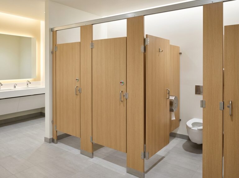 Vách ngăn vệ sinh Compact Vách Ngăn Vệ Sinh Compact Tại Quảng Ngãi Bền Đẹp